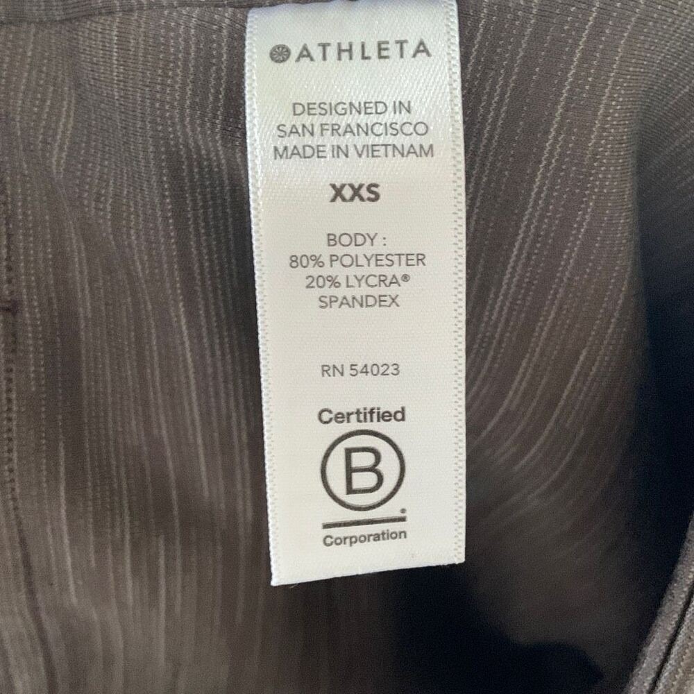 ATHLETA Women's Elation Space Dye 7/8 Leggings Coffee House Brown XXS - Picture 11 of 12
